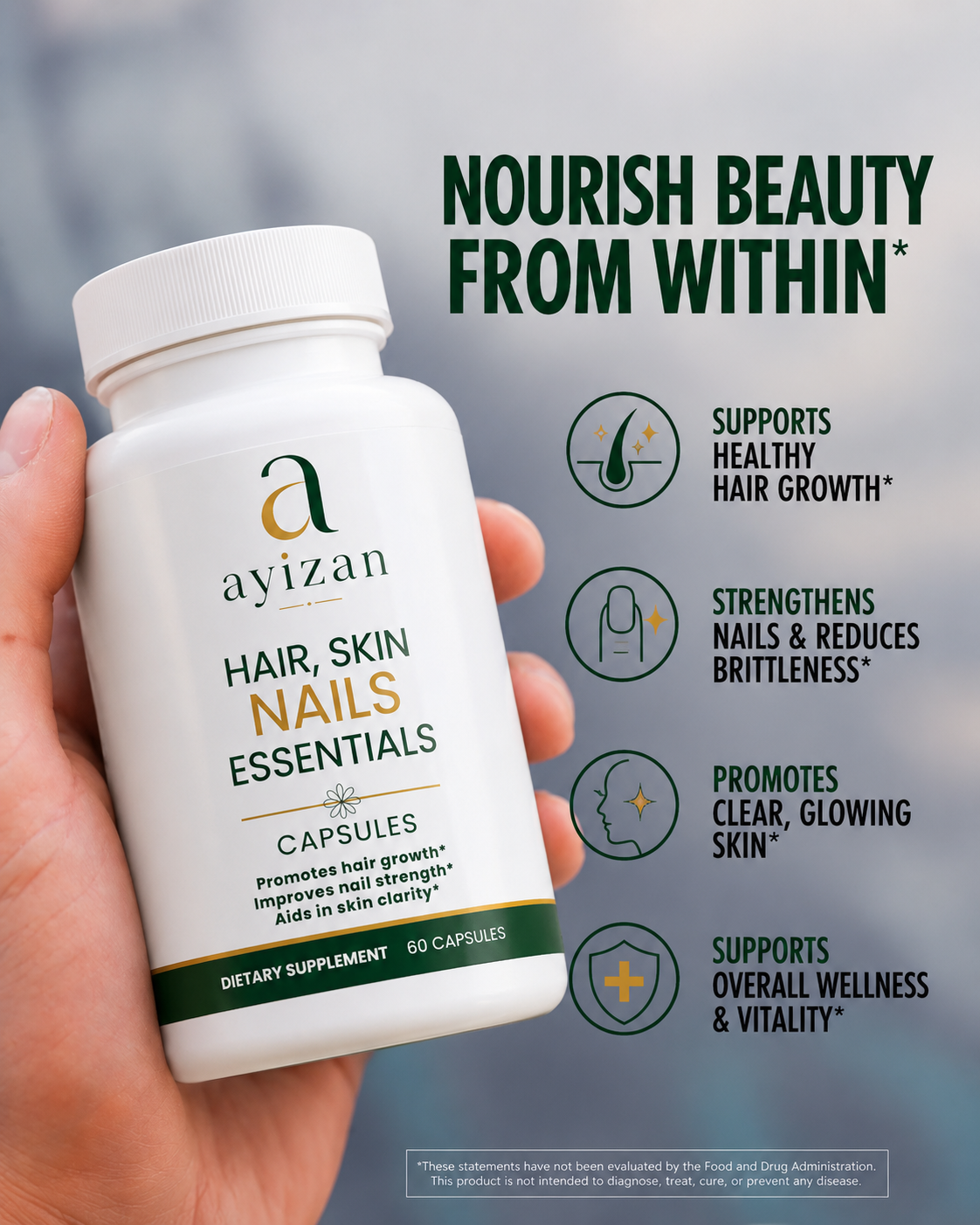Stronger Hair. Healthier Skin. Stronger Nails.